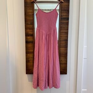 Dynamite Pink Midi Dress